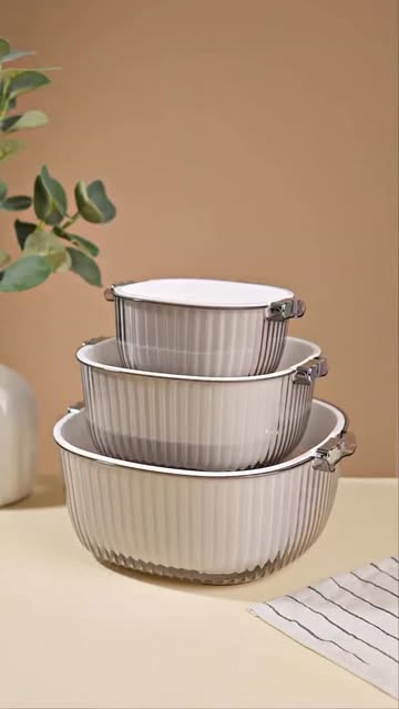 ست ابکش و لگن آویرا ۶پارچه در ۳سایز